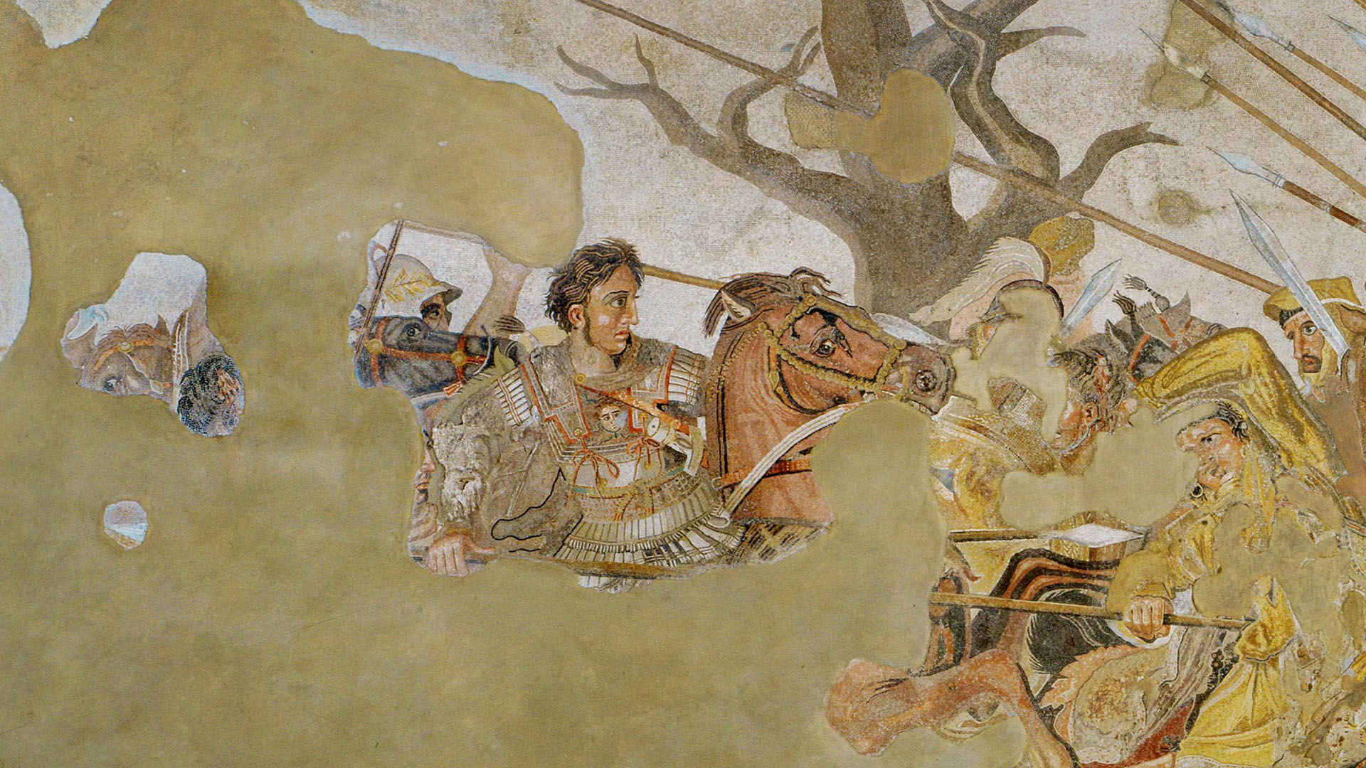 La battaglia di Isso (Mosaico di Alessandro), La casa del Fauno, Pompei (ca. 100 a.C.)